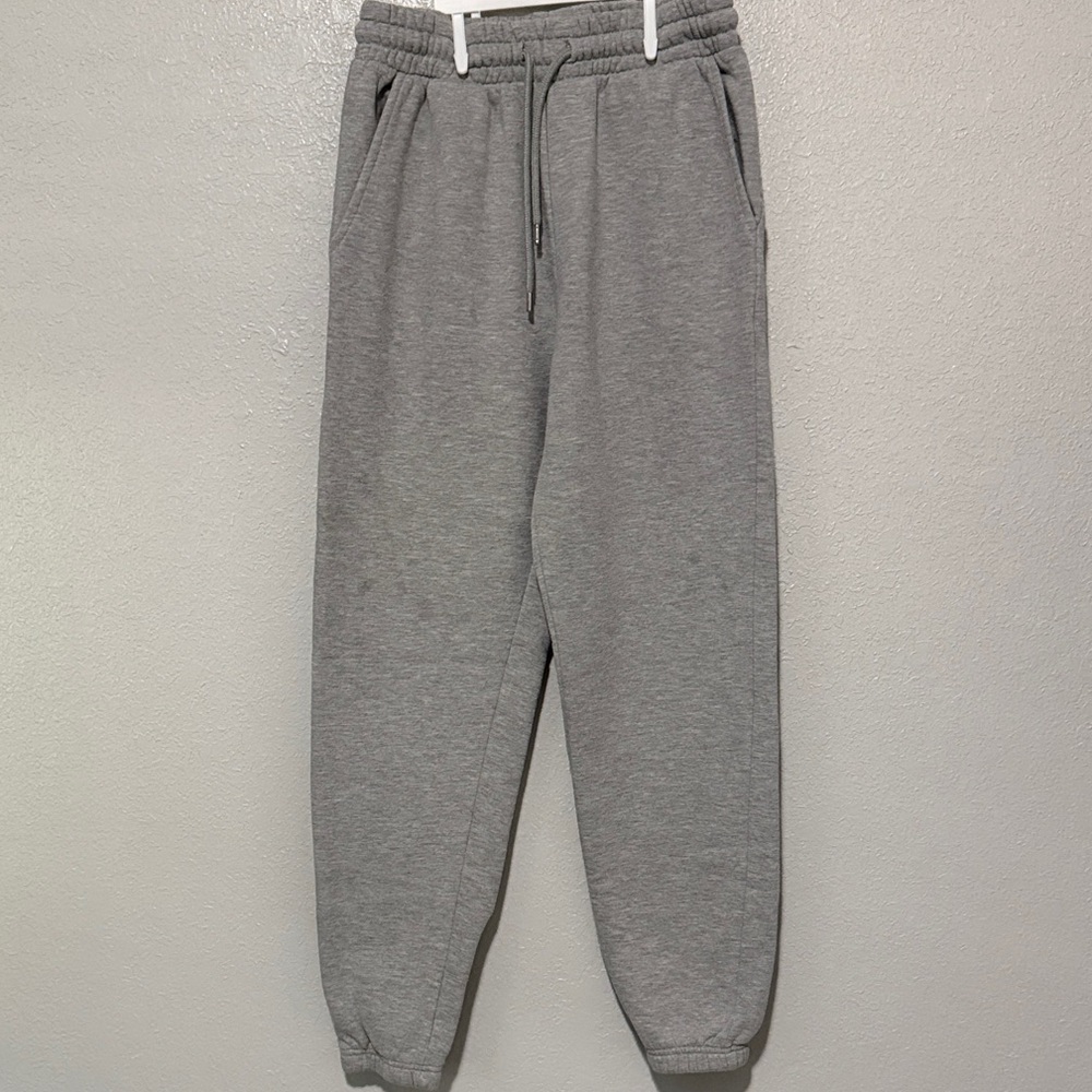 Gray Drawstring Jogger Sweatpants size Small